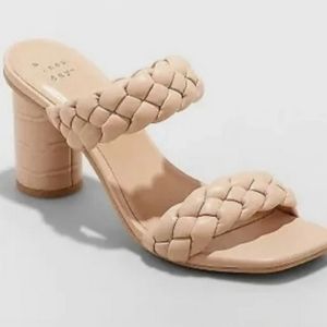 A new day basil braided women Heels sandal